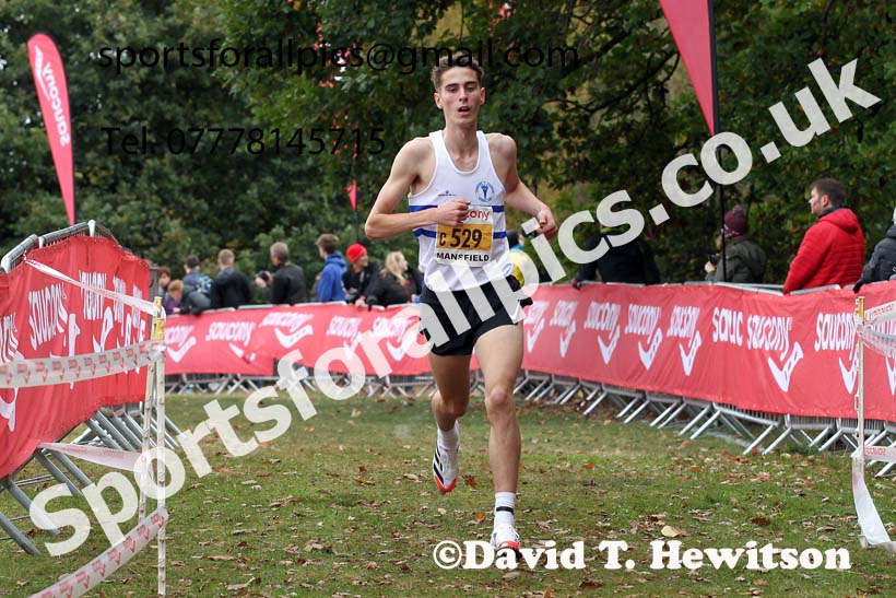 Junior mens 2021 National Cross Country Relays, Berry Hill Park, Mansfield. Photo: David T. Hewitson/Sports for All Pics